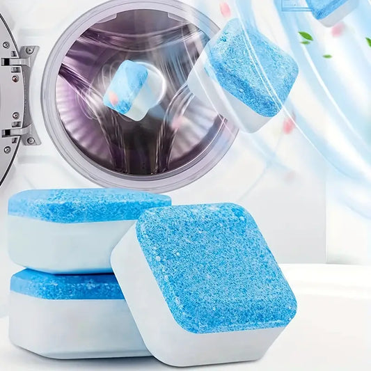 Pastillas Limpia Lavadora Premium 💧Adiós Malos Olores! 60 Unid.