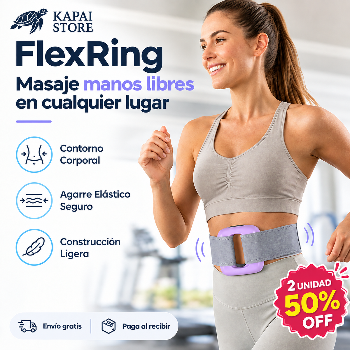 FlexRing - Masaje manos libres en cualquier lugar